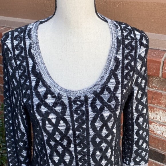 MOTH Anthropologie Textured Knit Sweater Dress Women's Size Small - Picture 2 of 10